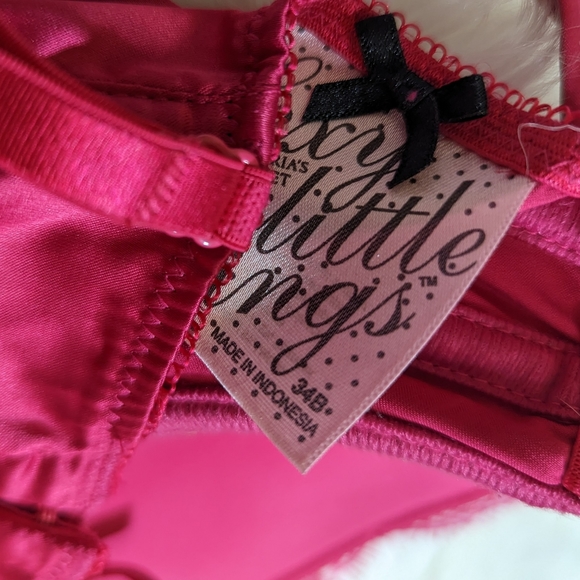 Victoria's Secret Sexy Little Things Pink Lace Bustier Corset // Size 34B - Picture 3 of 3